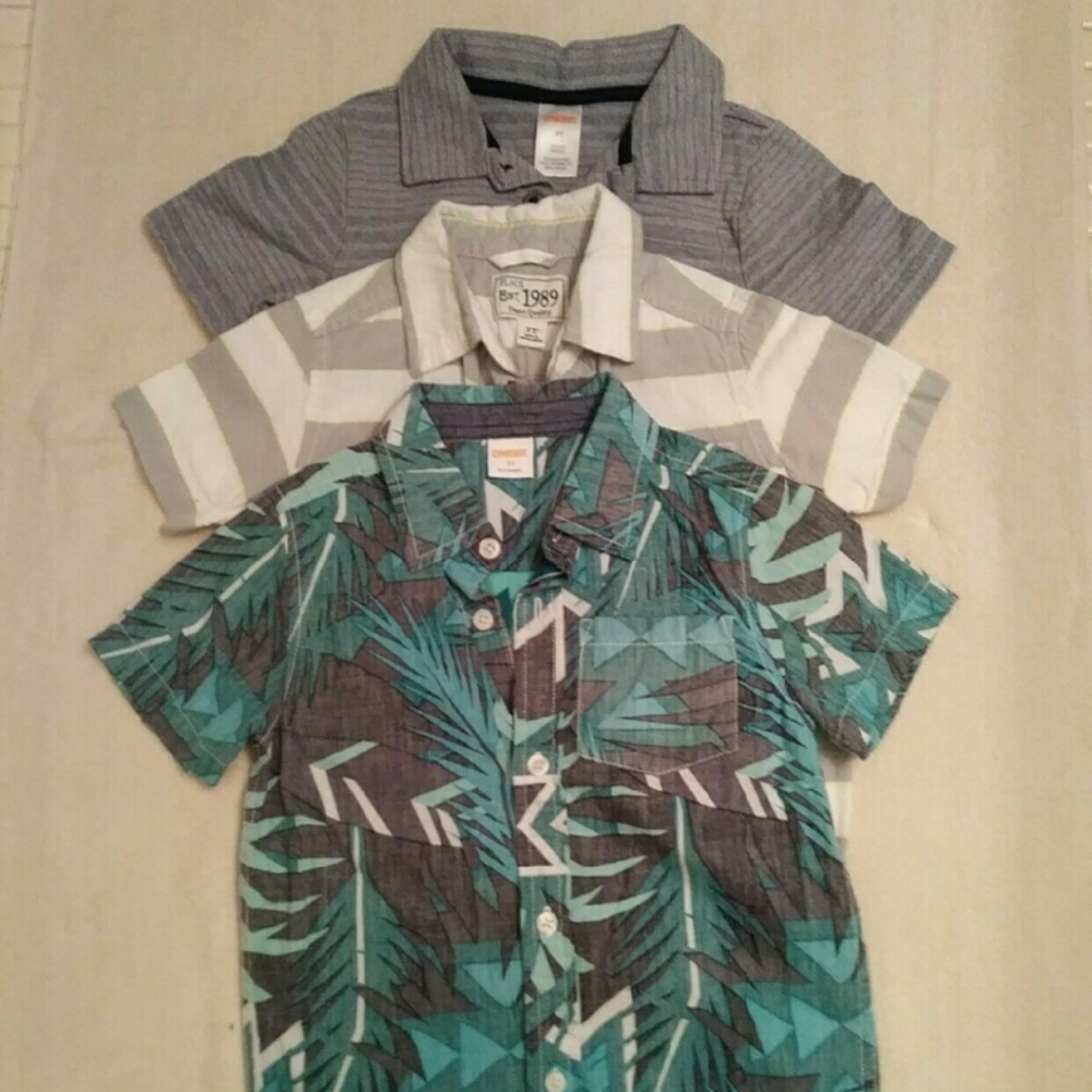 Bundle of 3T short sleeve shirts, Gymboree&Place